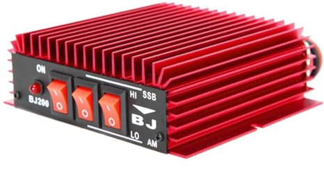 Onchdbfhuu -200 Mini High Power CB Amplifier Full Mode 3-30MHz Switching Power Supply SSB Unilateral Amplifier 12-14V