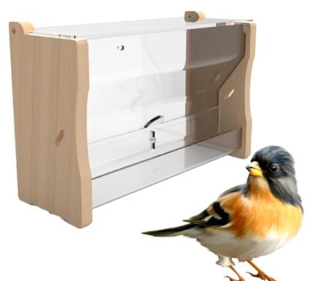 Kycklingmatare, Vaktelmatare No Waste Birds Vattenmatare Matbehållare | Vattenmatare Matare Vattendispenser Automatisk matbehållare Box Box för fåglar Fågel Parakit Parakit Husdjur Husdjur Bur Til
