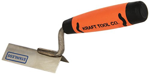 Kraft Tools PL592PF 3-1/8x1 Stainless Steel Outside Corner Trowel w/ProForm® Handle