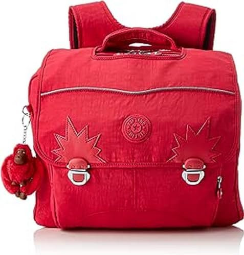 Kipling Iniko, Zaino Medio Unisex - Bambini e ragazzi, True Pink, Taglia Unica