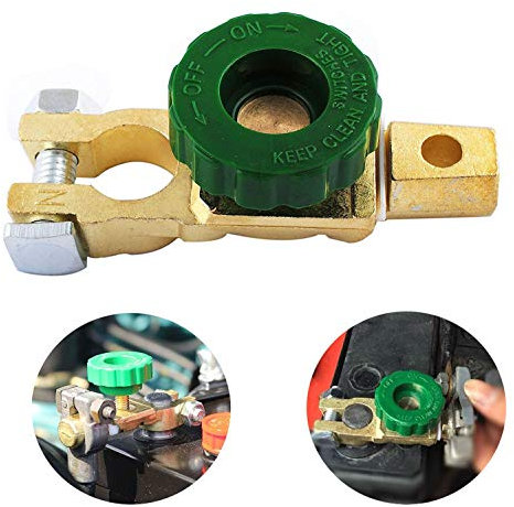 Interrupteurs de Batterie Déconnexion pour Voiture, Coupe Circuit Batterie 6-24V, Commutateur Isolateur de Batterie pour Voiture Camion Véhicule par Poweka