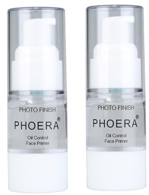 Makeup Primer For PHOERA All Matte Oil Free Full Coverage Foundation Base | Long Lasting Hydrating Smoothing Moisturizing Makeup Base Matte Face Foundation Primer (#2pcs 18ml)