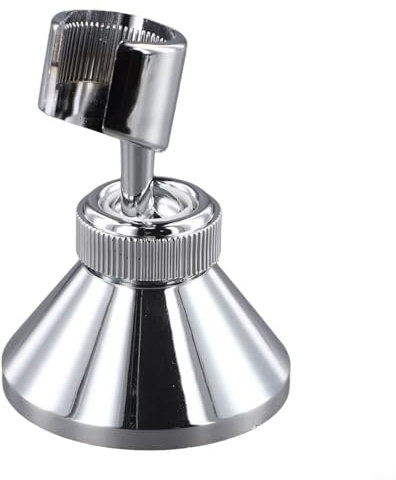 Supporto per soffione doccia da bagno Staffa da parete regolabile in lega di zinco cromata con hardware di installazione per spruzzatore doccia manuale