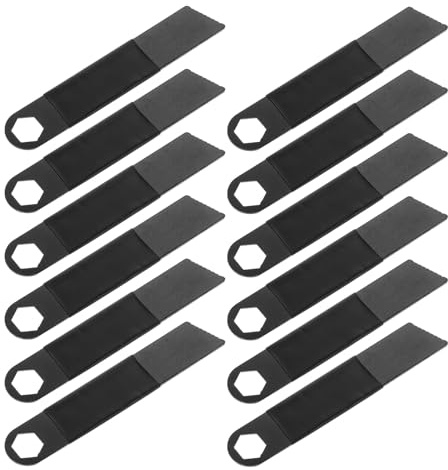 Feuerstarter Überlebenssets 12stücke aus Edelstahl für Outdoor | Schwarz, Tragbar und Leicht, Feuerstahl Outdoor für Hiking und Torch Lighting