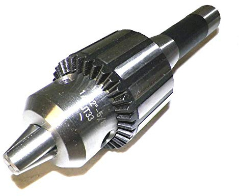 1/32- 5/8 Heavy Duty Drill Chuck with Chuck Key and R8 Arbor