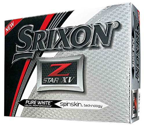 Srixon Z-Star XV 2017 Palle da golf (una dozzina), Uomo, Pure White, Pure White, L