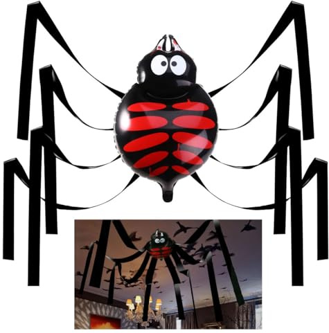 Halloween 20 Fuß Gigant Spinne Dekorationen Deckenhänger Set für Party