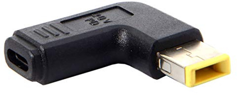 Cablecc USB-C USB 3.1 Type C to Rectangle DC Plug 5.5mm 4.0mm 7.4mm 3.0mm 2.5mm Adapter (11.0 * 4.5MM-Rectangle)