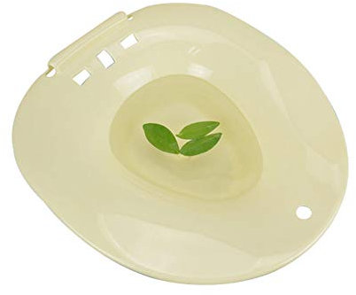 NANANA Bidet Portable Bidet Amovible pour Toilette Standard, Vasque avec Porte-Savon pour Soins Personnels, 40X37x10cm,Beige