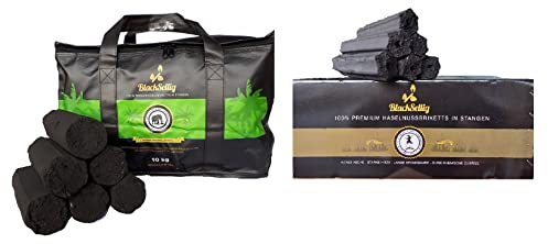 Kokosstangen Blacksellig 10kg + Haselnussbriketts 8kg