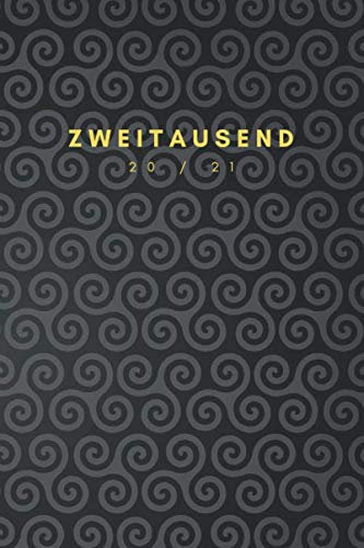 Zweitausend 20 / 21: ★ Kalender 2020 2021 a5 | inkl. Monatsübersicht mit Feiertage | August 20 bis Dezember 21