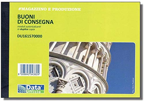 5 PEZZI - BUONO CONSEGNA DUPLICE COPIA A6
