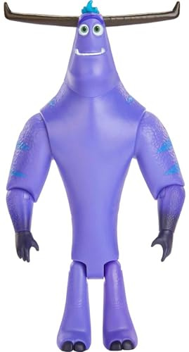 Disney Pixar GXK87 - Monster bei der Arbeit Tylor Tuskmon Actionfigur, Spielfigur aus Disney Plus zum Sammeln, ca. 20 cm groß, Spielzeug ab 3 Jahren