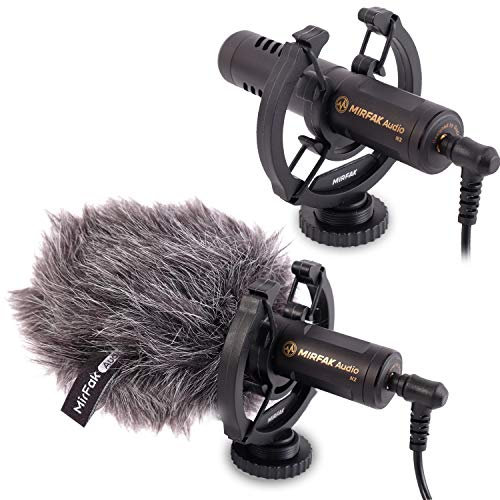 Inov8 Mirfak N2 Pro Shotgun/On-Camera Cardioid Condenser Microphone for DSLR for Zoom/Teams/Video Conference/Vlogging/Podcast