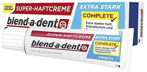 Blend-a-dent Super Adhesive Cream Complete Extra Strong Fresh