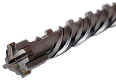 WERKON SDS Plus Betonbohrer 32 x 460 mm, Hammerbohrer mit Hartmetall | Vierfachschneide aus hartmetallverlötet, Doppelwendel für Bohrmehlabfuhr, Arbeitslänge 400 mm, für Mauerwerk, Stein und Putz