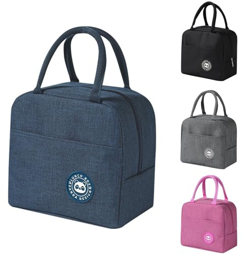 Ruucy Sac Isotherme Repas 5.5 L, Petit Sac Glaciere Lunch Box Isotherme | Petite Glaciere Souple Isotherme Avec Feuille d'Aluminium Isolée, Portable Sac Isotherme pour École e Bureau, Pique-nique
