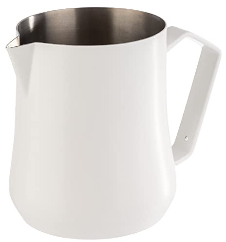 APS 10360 Milch-/Universalkanne, Edelstahl, weiß pulverbeschichtet, 0,35 Liter