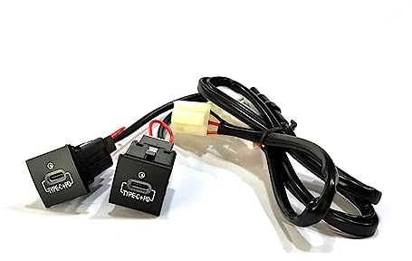 Adatto for VW Fit for Golf 6 Fit for Jetta 5 MK5 Fit for Scirocco 06-14 Caricabatteria USB for Auto Presa PD Carica Rapida QC3.0 Pulsante Adattatore interfaccia accendisigari (Color : PDPD)