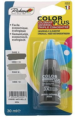 Générique Colorant Universel TRIPLE CONCENTRE Pour peinture jusqu'a 10 Litres - 30ml – Made in France - OMBRE NATURELLE - 2054