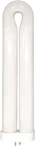 Lukasa Ampoule de Rechange 15 W pour Zappeurs d'Insectes, Ampoule Double Tube en Forme de U à Culot à 4 Broches