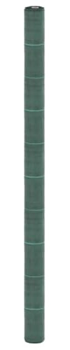 Homgoday Lona para mantillo, membrana antimaleza verde, 2 x 25 m, de polipropileno, tela para mantillo, tela para mantillo huerto, tela antimalezas para jardín, tela para huerto antimalezas