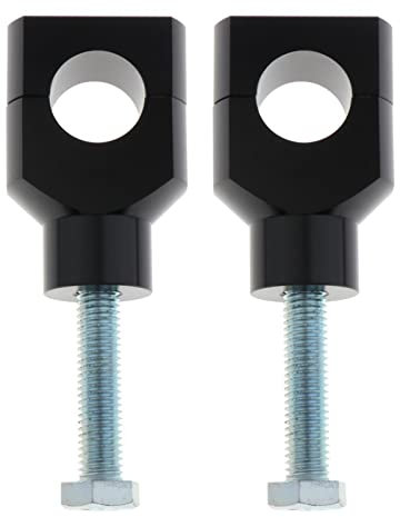 GBHPMTVC Lenkererhöhung Klemme für Motorräder Für K&awasaki Motorrad 22/25mm Lenkererhöhung Klemme Lenkerpolster Set Lenker Vibrationsdämpfer Styling Zubehör (22mmBlack)