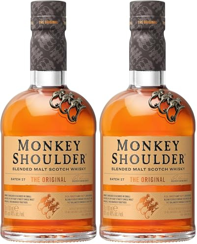 Monkey Shoulder Triple Malt Scotch Whisky 70 cl (Lot de 2)