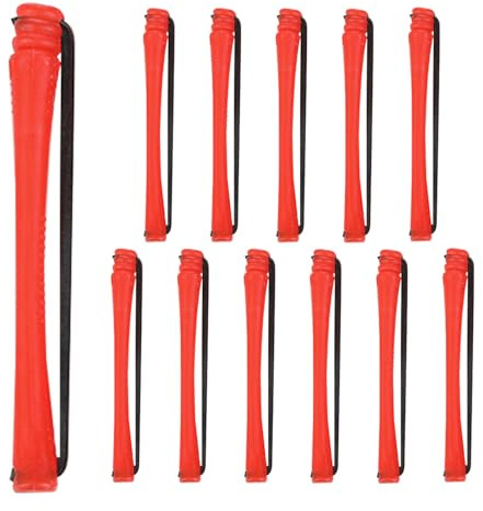Niente bigodini di capelli termici, bigodino per capelli senza calore,12x rulli per capelli con elastici anti-slip | Strumento Stiler senza calore per donne Uso e viaggio per la casa notturna