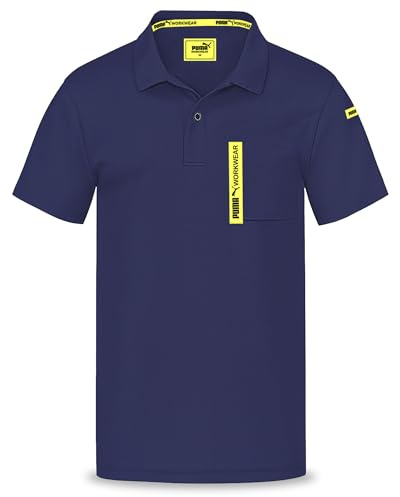 PUMA Workwear Advanced – Poloshirt Herren Kurzarm – Arbeitsshirt mit Brusttasche und Utility Fach an der Schulter – Strapazierfähiges, atmungsaktives und schnelltrocknendes Gewebe