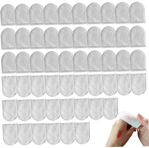 Almohadillas de algodón para la cara 240 piezas Almohadillas desmaquillantes suaves y respetuosas con la piel insertadas a mano en forma de U para quitar el maquillaje.