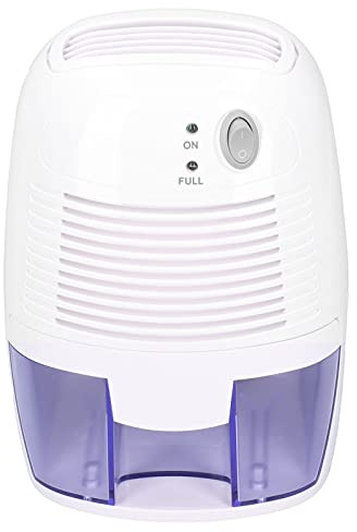 Aumotop Mini Deumidificatore Portatile Rimuove Efficacemente l'umidità per la Camera da Letto, Asciugatore USB Adatto per Uso Domestico, Bianco, con Serbatoio Dell'acqua da 500 Ml