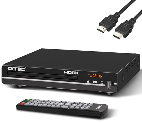 Dolby Digital All Region HDMI DVD Player for TV, Plays CD