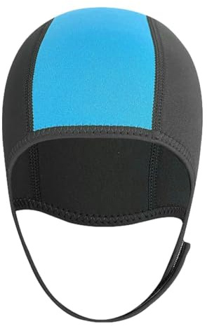 Uonguon Gorros de natación para mujer, neopreno, gorro de buceo de 2,5 mm