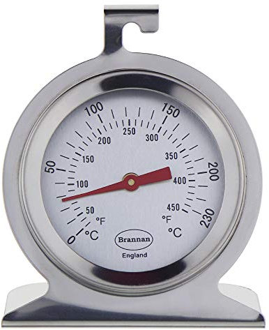 Brannan Oven Thermometer for Fan and Gas Ovens - Dial Temperature Gauge In Oven Proof Thermometer