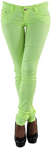 Sotala Sommer Stoffhose Röhrenhose Hüfthose Strechhose Röhre Strech Hüft Gr.34-42 D1108 38 Gelb