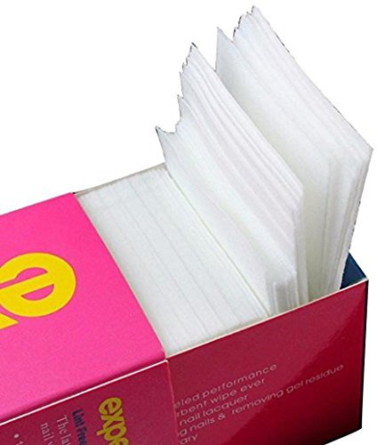 Hilaï Lot de 325 lingettes de coton nettoyantes pour vernis gel à ongles.