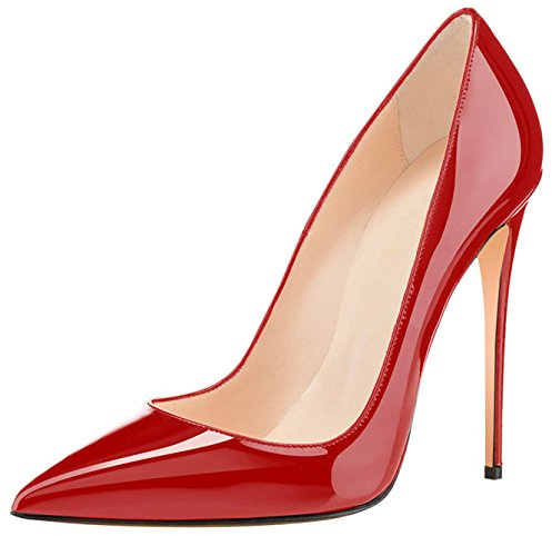 Elashe - Escarpins Femmes - Chaussures Stilettos - 12CM Talon Aiguille - Femme Chaussure Escarpin Talons Hauts Bout Fermé