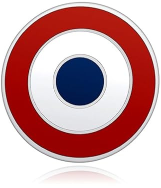 BOBIJOO Jewelry - Französisch Roundel Pins Frankreich Flagge Blau Weiß Rot Emaille