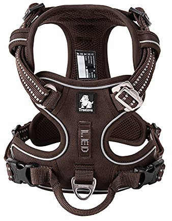 WINHYEPET Truelove No Pull Hundegeschirr, reflektierendes Hundegeschirr für Hunde, verstellbare weich gepolsterte Haustierweste mit einfachem Bediengriff TLH56512