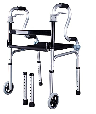 Deambulatore da Esterno Girello per Anziani e Disabili Rollator Walker per Gli Anziani Ergonomic Handles per Adulti O Disabili Adatto a Mobilità Ridotta Regolabile in Altezza