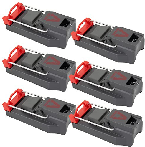 Victor M123SSR Mausefalle, 6 Stück, Grau