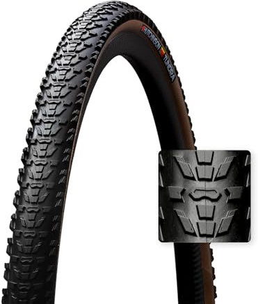 Hutchinson Hutchinson Unisex – Erwachsene Tundra Reifen, Schwarz/Tanwall, One Size