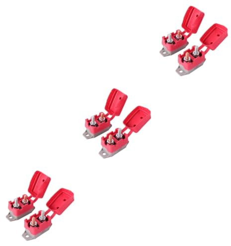 Vaguelly 6 Pcs 50a 12v/24v Auto-reset Mini Sicherung Für Fahrzeug Boot Abdeckung Bolzen
