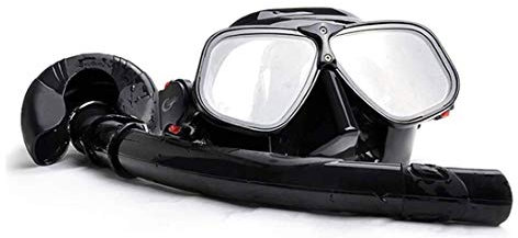 Schnorchelmasken-Set, Schnorchel-Set, Anti-Leck-Schnorchelausrüstung für Frauen und Männer, Anti-Fog-Schlagfestes Panorama-Schnorchel-Set aus gehärtetem Glas