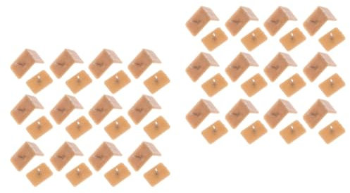 Hemobllo 120pcs Furniture Glide Drawer Slide Repair Accessories Easy Installation Drawer Stops for Smooth Includes Shaped Glides for Home Furniture