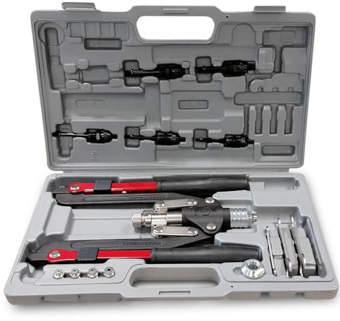 Pince à Riveter pour Rivets 3.2 à 6.4 et Inserts FILETES (écrou à sertir) 4 à 10