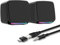 INGONEON Small Computer Speakers for Desktop PC,Desktop Speakers,Colorful RGB Lights Small Computer Speaker USB Powered 3.5mm Aux Mini Speaker with Lights for PC,Laptop,Tablet (with Light)