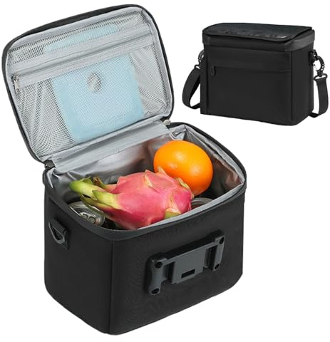 Handlebar Bag for Bike | Large Thermal Cooler Pouch with Insulated Lining | Lightweight Reusable Food Storage Bag for Mountain Biking, Cycling, Commuting & Outdoor Travel Accessories