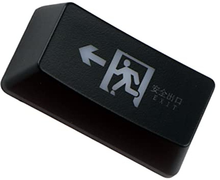 Accessorio per Tastiera e Mouse con Tasto Backspace Trasparente per tastiere meccaniche, Design Unico, Struttura Rinforzata